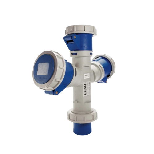 DERIVACIÓN PARA ENCHUFE 3 HEMBRAS 16A 2P+T 220V IP67