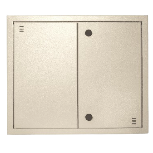 GABINETE METAL 1 DOOR 500x600x80mm RAL 7032 PAU