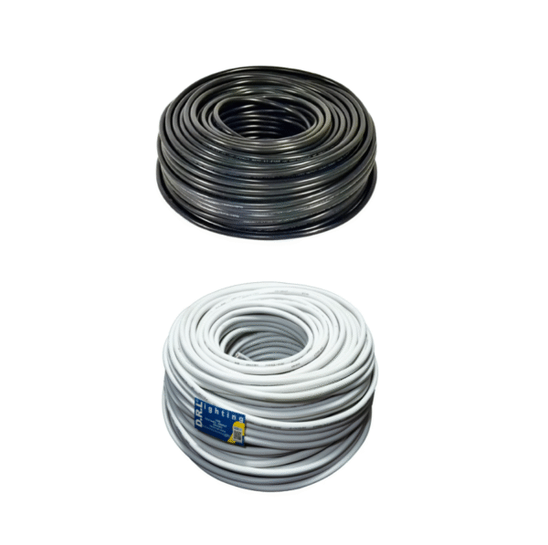 PVC kabel grijs HO5VV-F 2 x 1,5 mm² per 100 meter rol