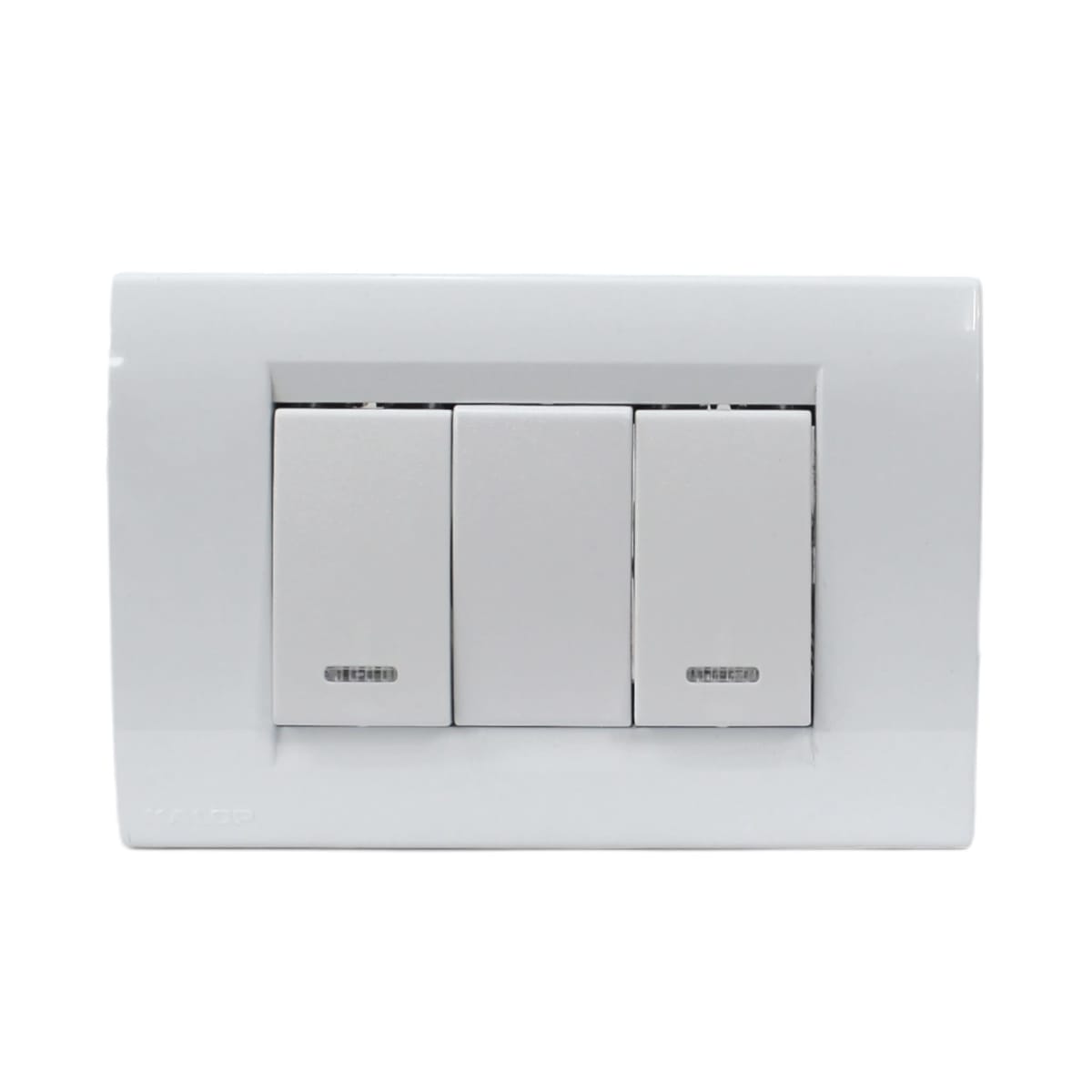 Interruptor civil armado kalop blanco 9-15