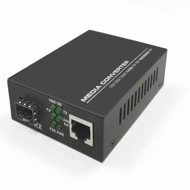CONVERSOR DE MEDIOS SFP 10-100-1000 MONOMODO - MULTIMODO